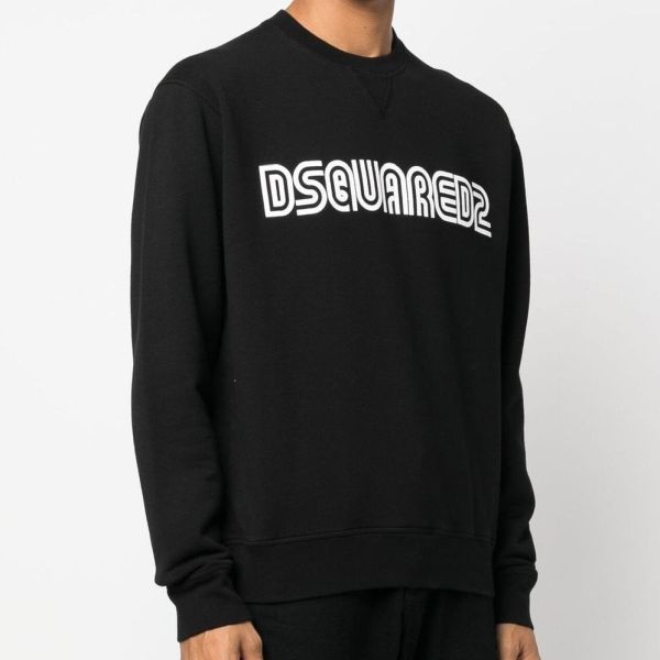 Dsquared2 Outline Cool Sweater Zwart