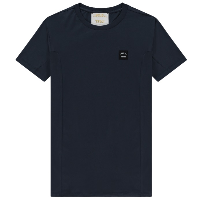 in gold we trust advanced t-shirt navy