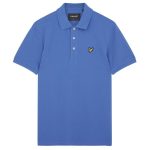 Lyle & Scott Plain Polo Blauw