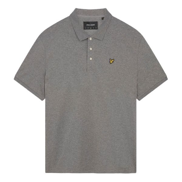 Lyle & Scott Plain Polo Grijs