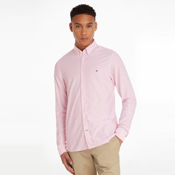 Tommy Hilfiger Striped Overhemd Roze