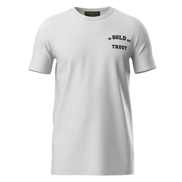 In Gold We Trust Basic T-shirt Wit