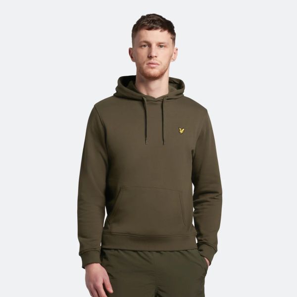 Lyle & Scott Pullover Hoodie Donker Groen