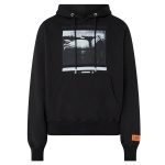 heron preston misprinted hoodie zwart