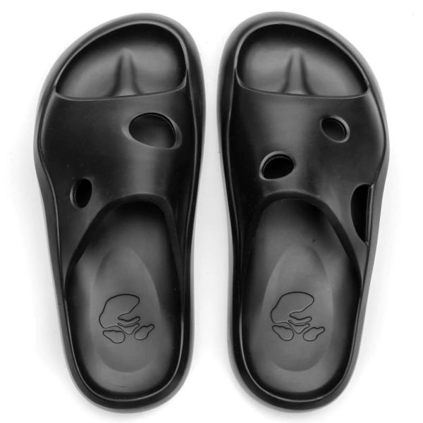 Off-White Meteor Rubber Slippers Zwart