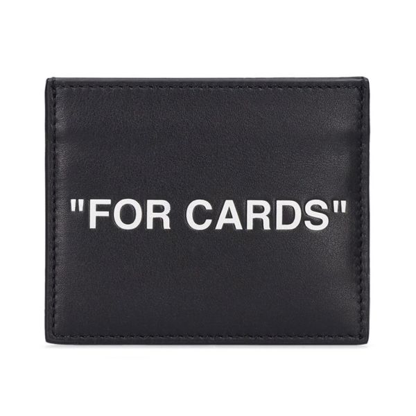 Off-White Quote Kaarthouder Zwart