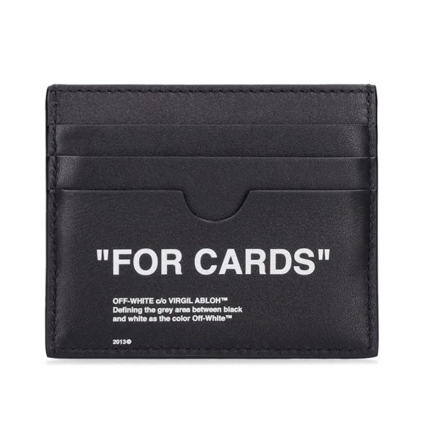 Off-White Quote Kaarthouder Zwart
