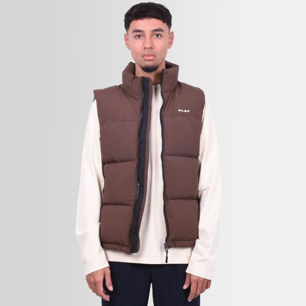 Olaf Puffer Bodywarmer Bruin