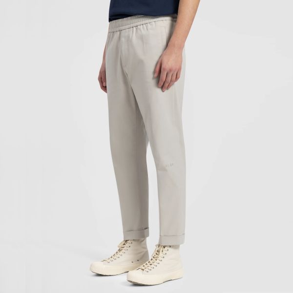 Olaf Slim Cotton Broek Licht Grijs