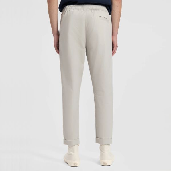 Olaf Slim Cotton Broek Licht Grijs