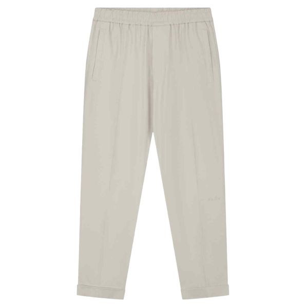Olaf Slim Cotton Broek Licht Grijs