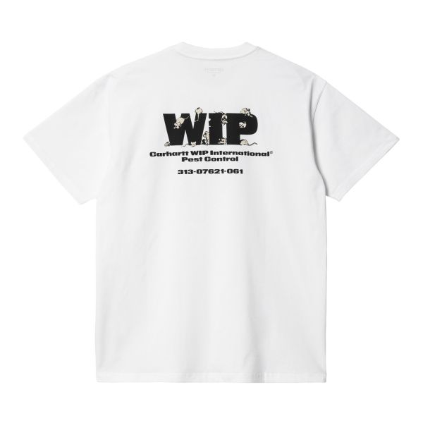 Carhartt Pest Control T-shirt Wit