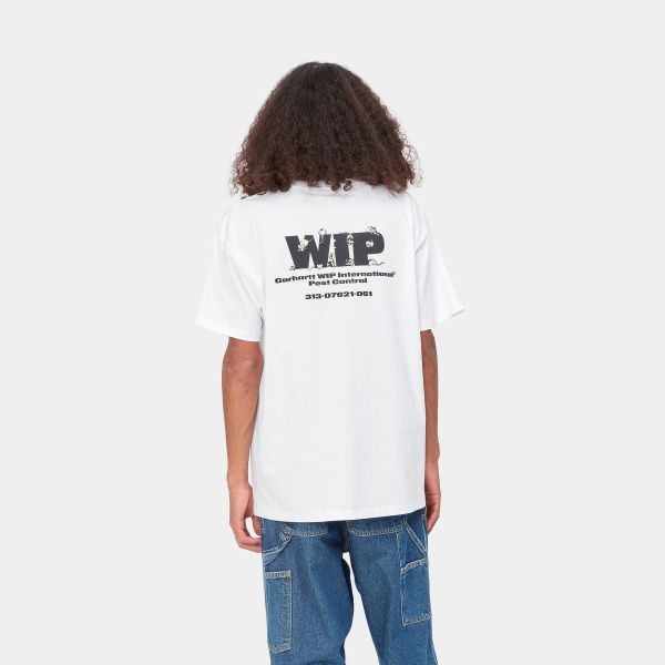 Carhartt Pest Control T-shirt Wit
