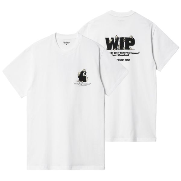 Carhartt Pest Control T-shirt Wit