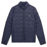 Lyle & Scott Crest Quilted Jas Navy