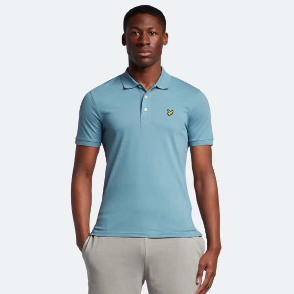 Lyle & Scott Plain Polo Blauw