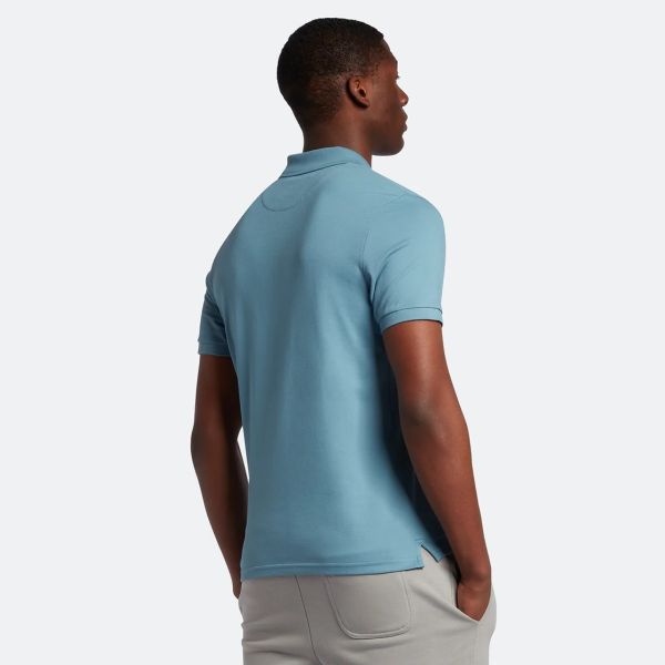 Lyle & Scott Plain Polo Blauw