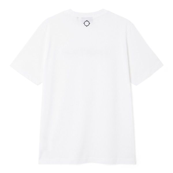 Mastrum Chest Print T-shirt Wit