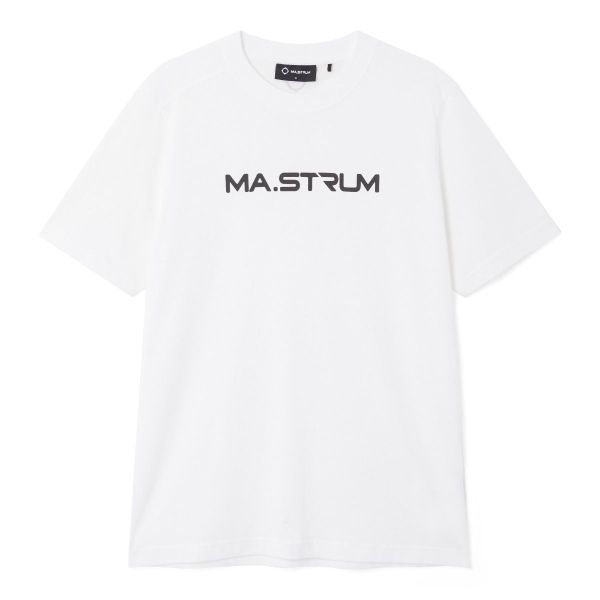 Mastrum Chest Print T-shirt Wit