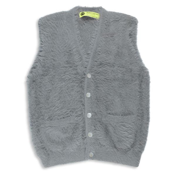 New Amsterdam Surf Association Highlander Knitted Spencer Grijs