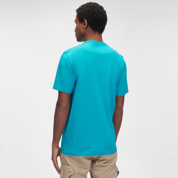 CP Company Small Logo T-shirt Blauw