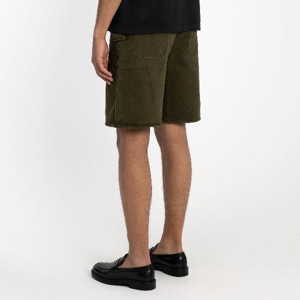 flaneur homme carpenter korte broek donker groen