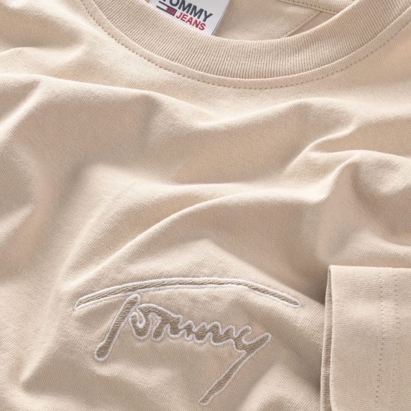 Tommy Jeans Classic Signature T-shirt Beige