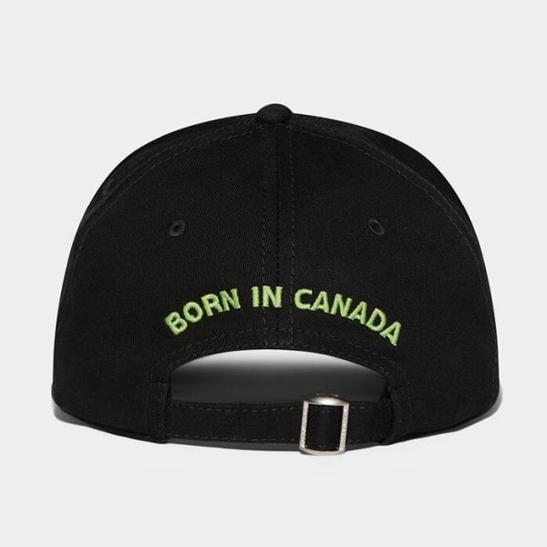 Dsquared2 DSQ2 Fluo Cap Zwart/Groen
