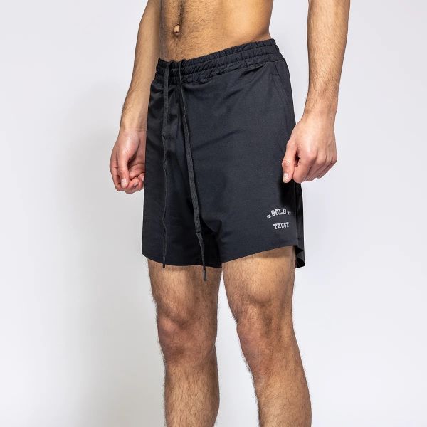 In Gold We Trust Sport Korte Broek Zwart