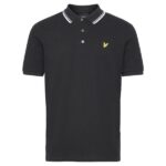 Lyle & Scott Dashed Tipped Polo Zwart
