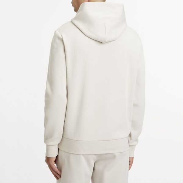 Calvin Klein Micro Logo Hoodie Beige