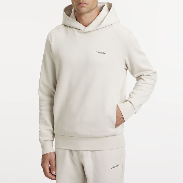 Calvin Klein Micro Logo Hoodie Beige