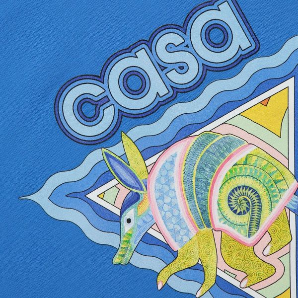 Casablanca Alebrije Armadillo Sweater Blauw