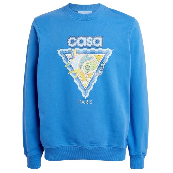 Casablanca Alebrije Armadillo Sweater Blauw