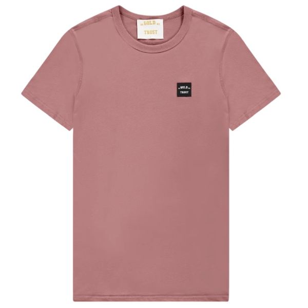 In Gold We Trust The Lock T-shirt Roze