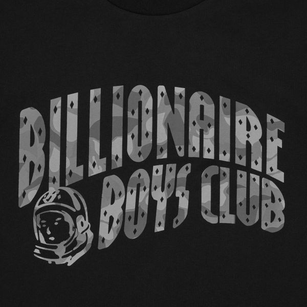 Billionaire Boys Club Camo Arch Logo T-shirt Zwart