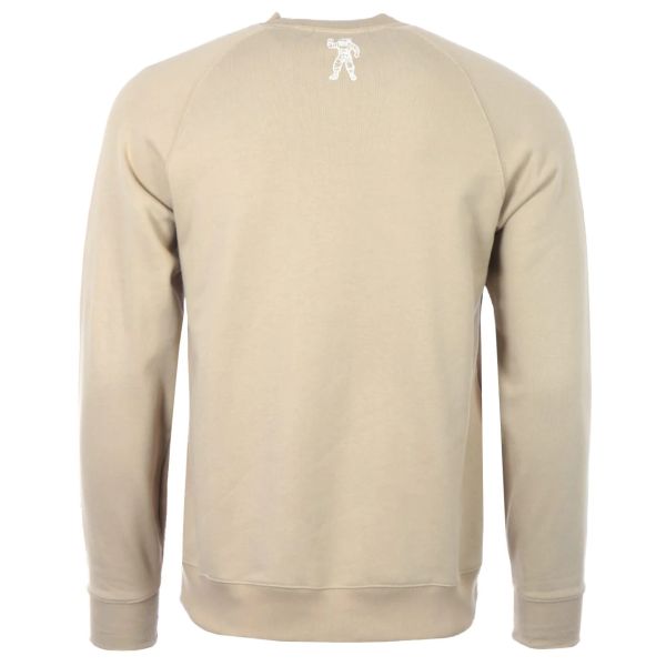 Billionaire Boys Club Embroidered Serif Logo Sweater Beige