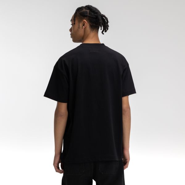 Flâneur Embossed T-shirt Zwart