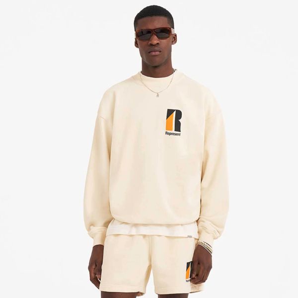 Represent Decade Of Speed Sweater Beige