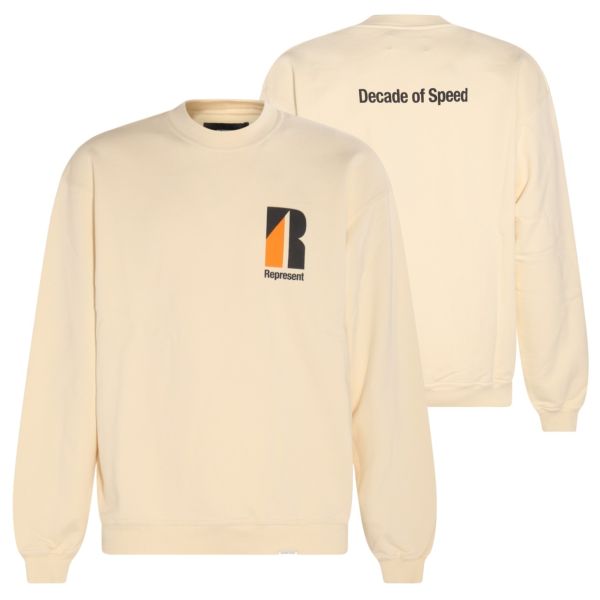 Represent Decade Of Speed Sweater Beige