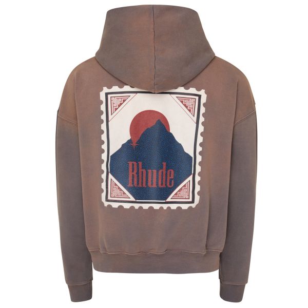 Rhude Moonlight Stamp Hoodie Antraciet