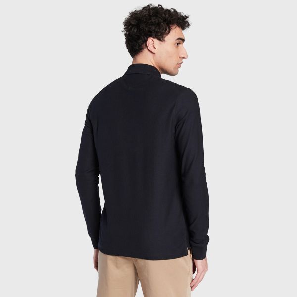 Tommy Hilfiger Zipped Polo Navy