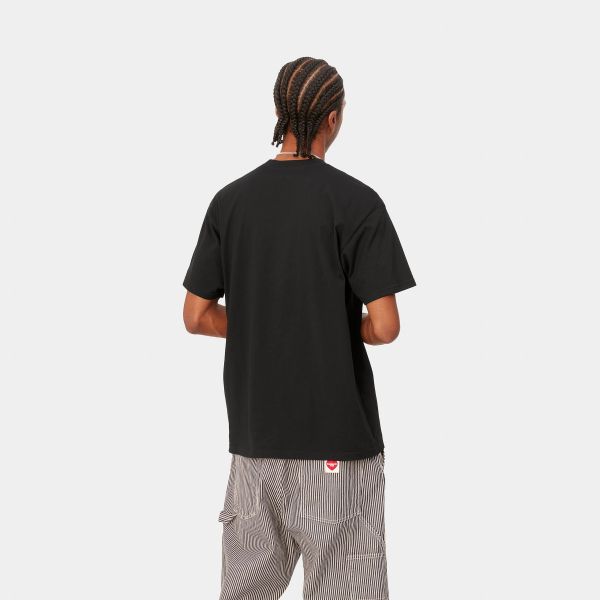 Carhartt Pocket Heart t-shirt Zwart