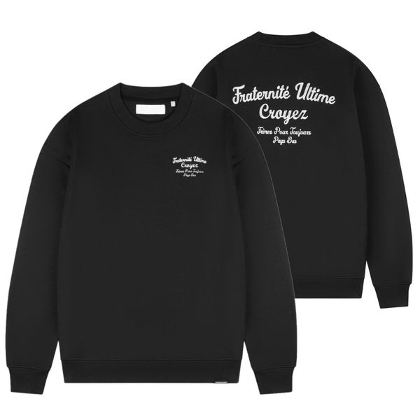 croyez fraternité sweater zwart