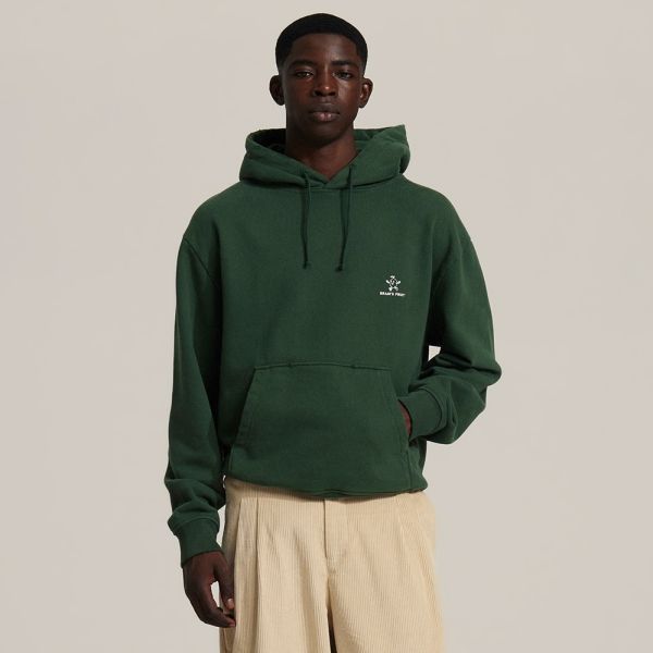 Bram’s Fruit Distressed Hoodie Donker Groen