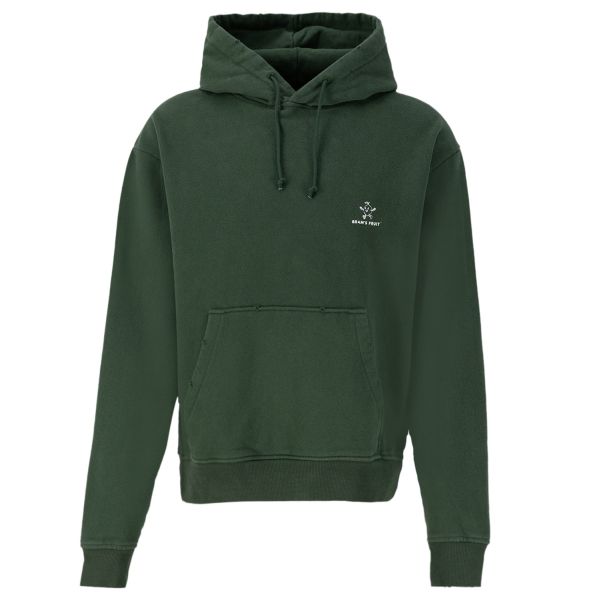 Bram's Fruit Distressed Hoodie Donker Groen