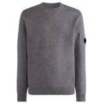 CP Company Lambswool Knitted Sweater Grijs