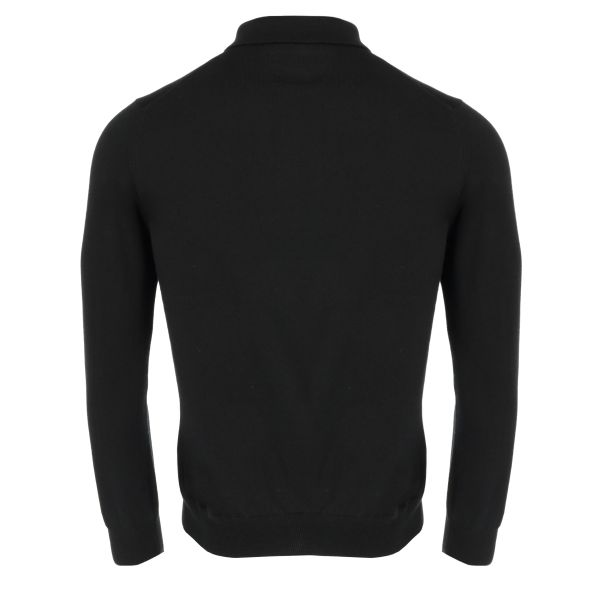 Gran Sasso Longsleeve Polo Zwart