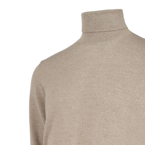 Gran Sasso Turtle Neck Sweater Beige