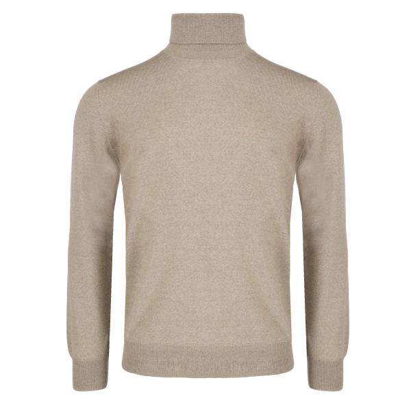 Gran Sasso Turtle Neck Sweater Beige